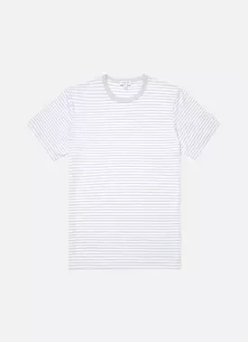 Men's Classic T-shirt in Smoke/White English Stripe