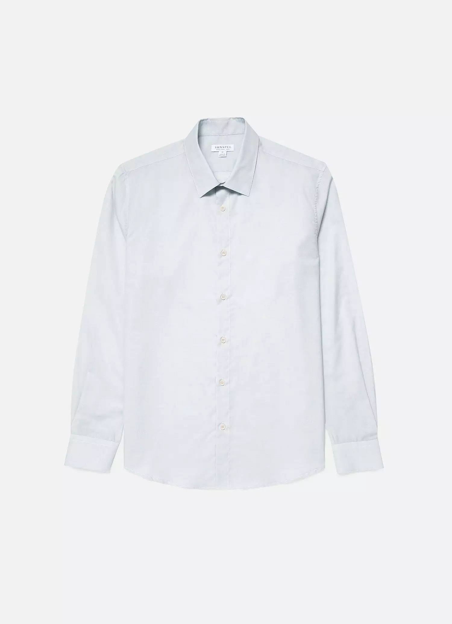 Men's Cotton Cashmere Shirt in Light Blue