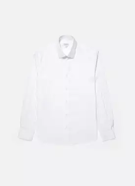 Men's Cotton Stretch Shirt in White