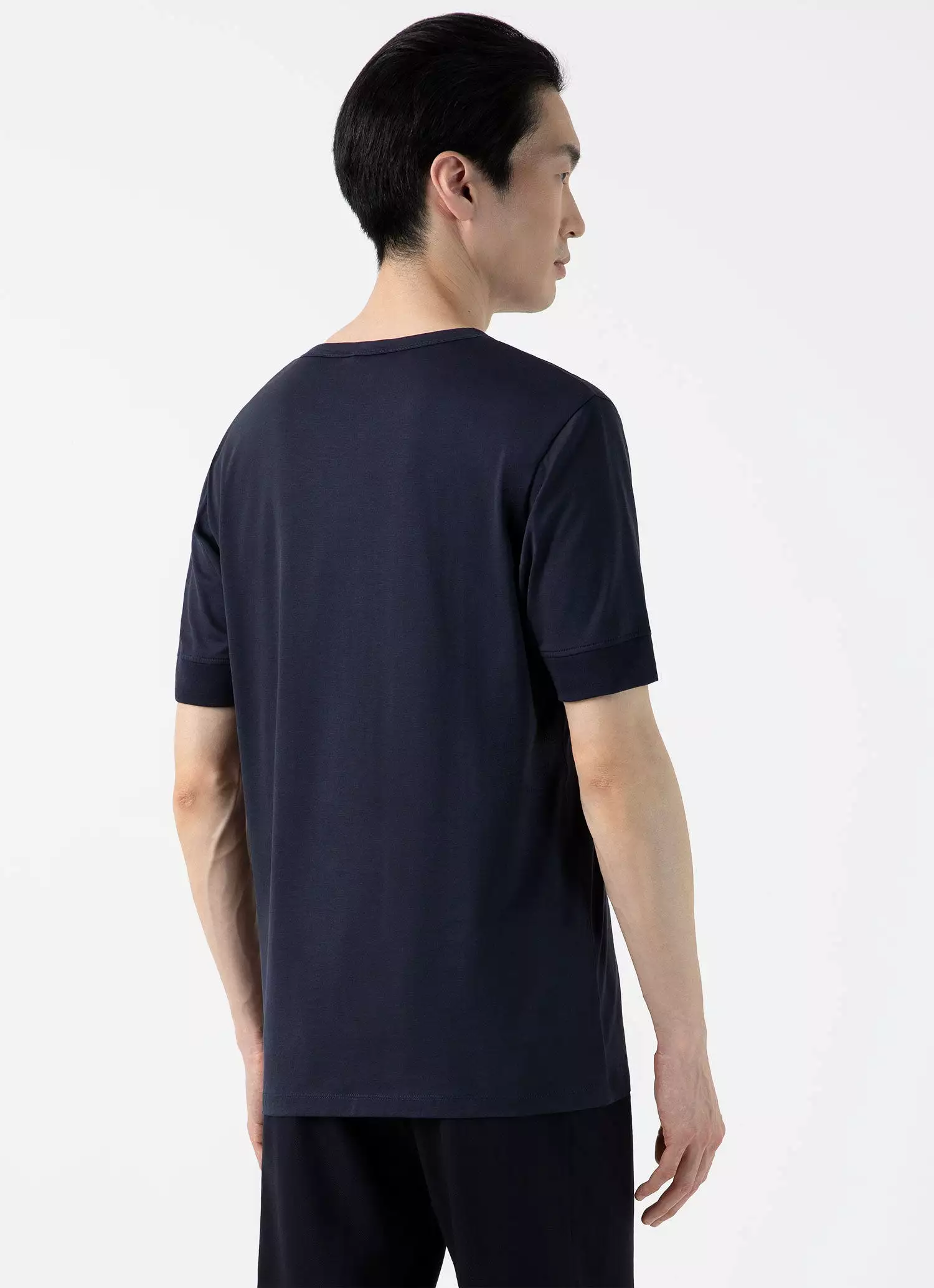 Men's Henley T-shirt in Navy