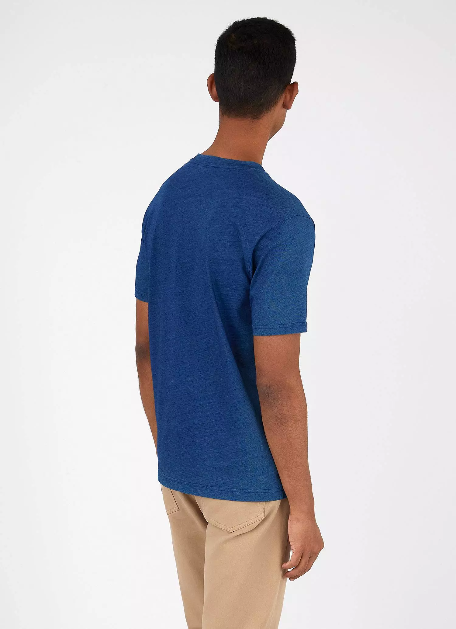 Men's Indigo Dyed Riviera T-shirt in Real Indigo