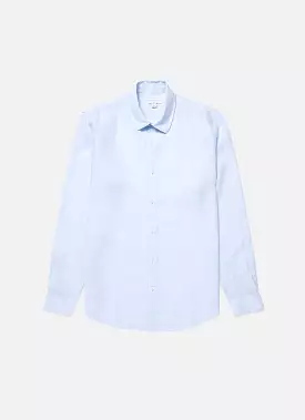 Men's Linen Shirt in Light Blue