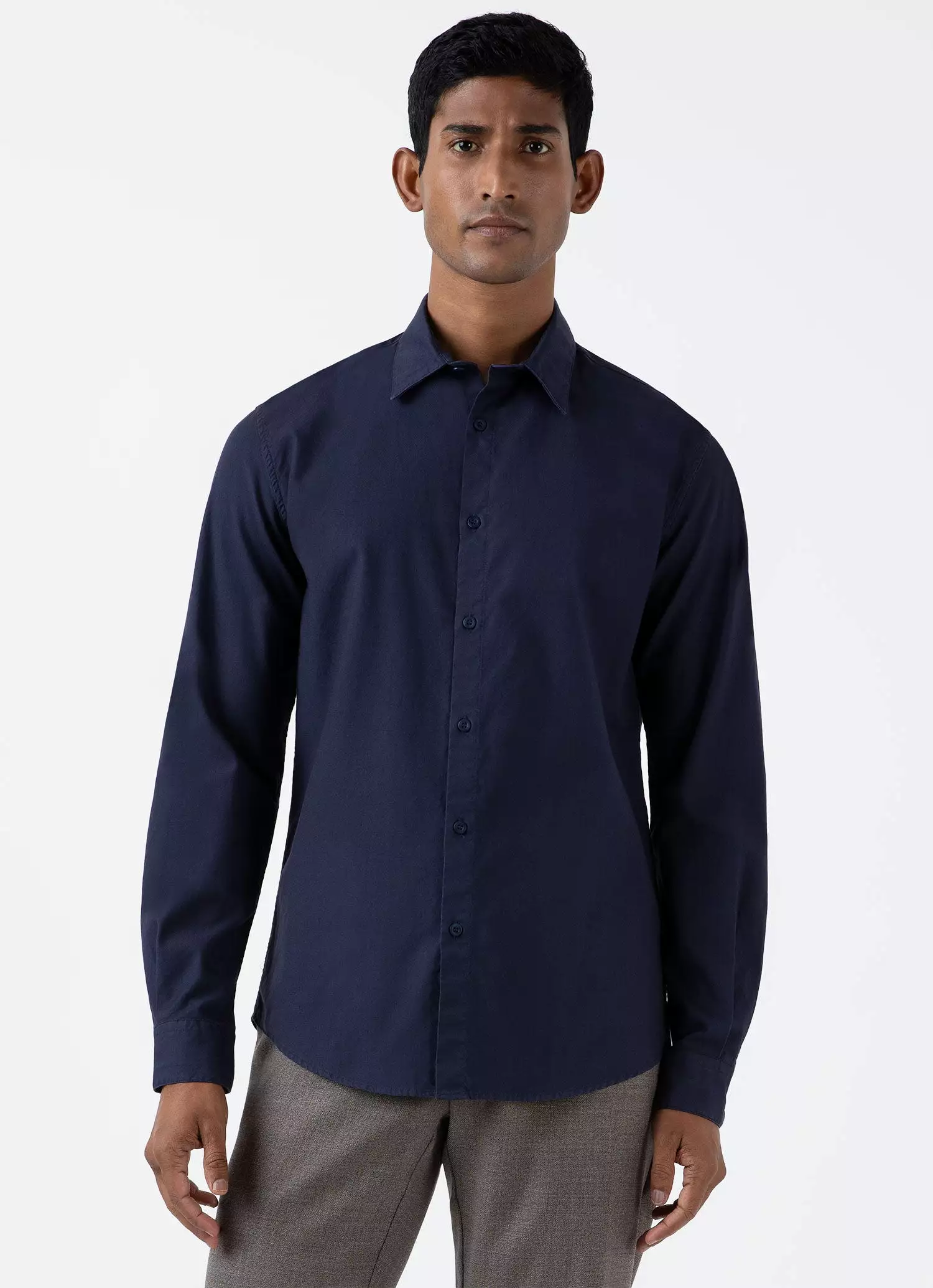 Men's Oxford Shirt in Navy