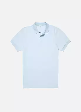 Men's Piqué Polo Shirt in Light Blue