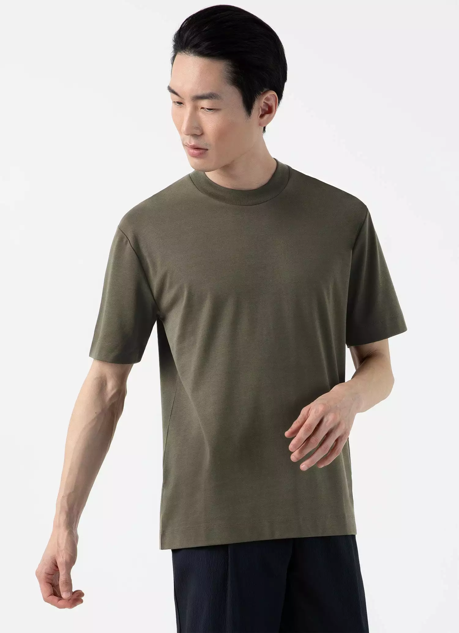 Men's Relaxed Fit Heavyweight T-shirt in Khaki