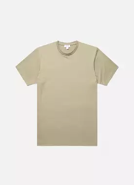 Men's Riviera Midweight T-shirt in Pale Khaki