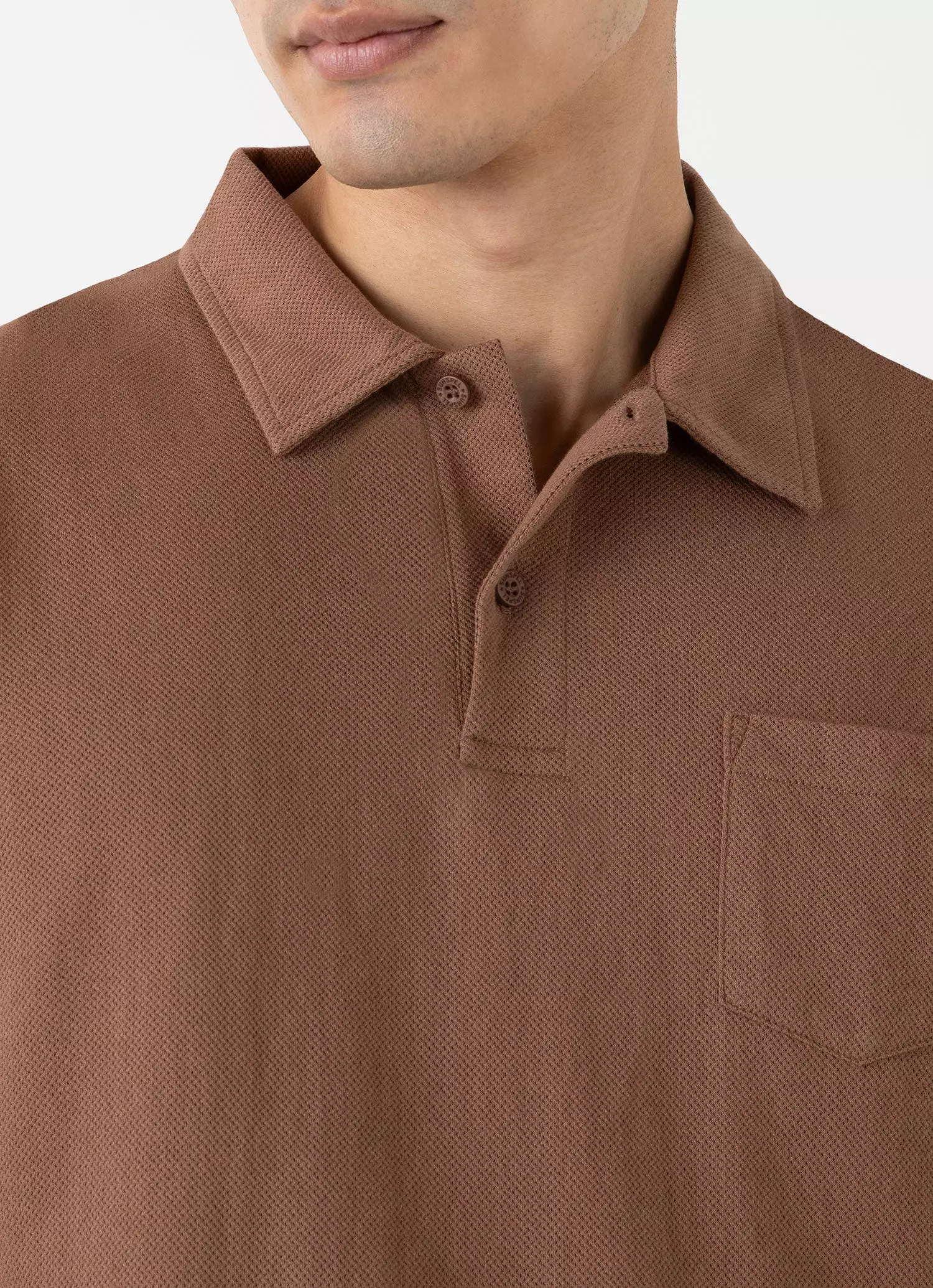 Men's Riviera Polo Shirt in Dark Sand