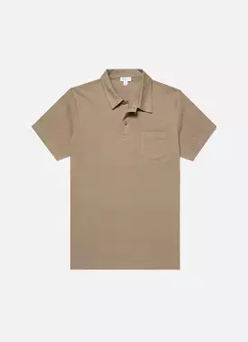 Men's Riviera Polo Shirt in Dark Stone