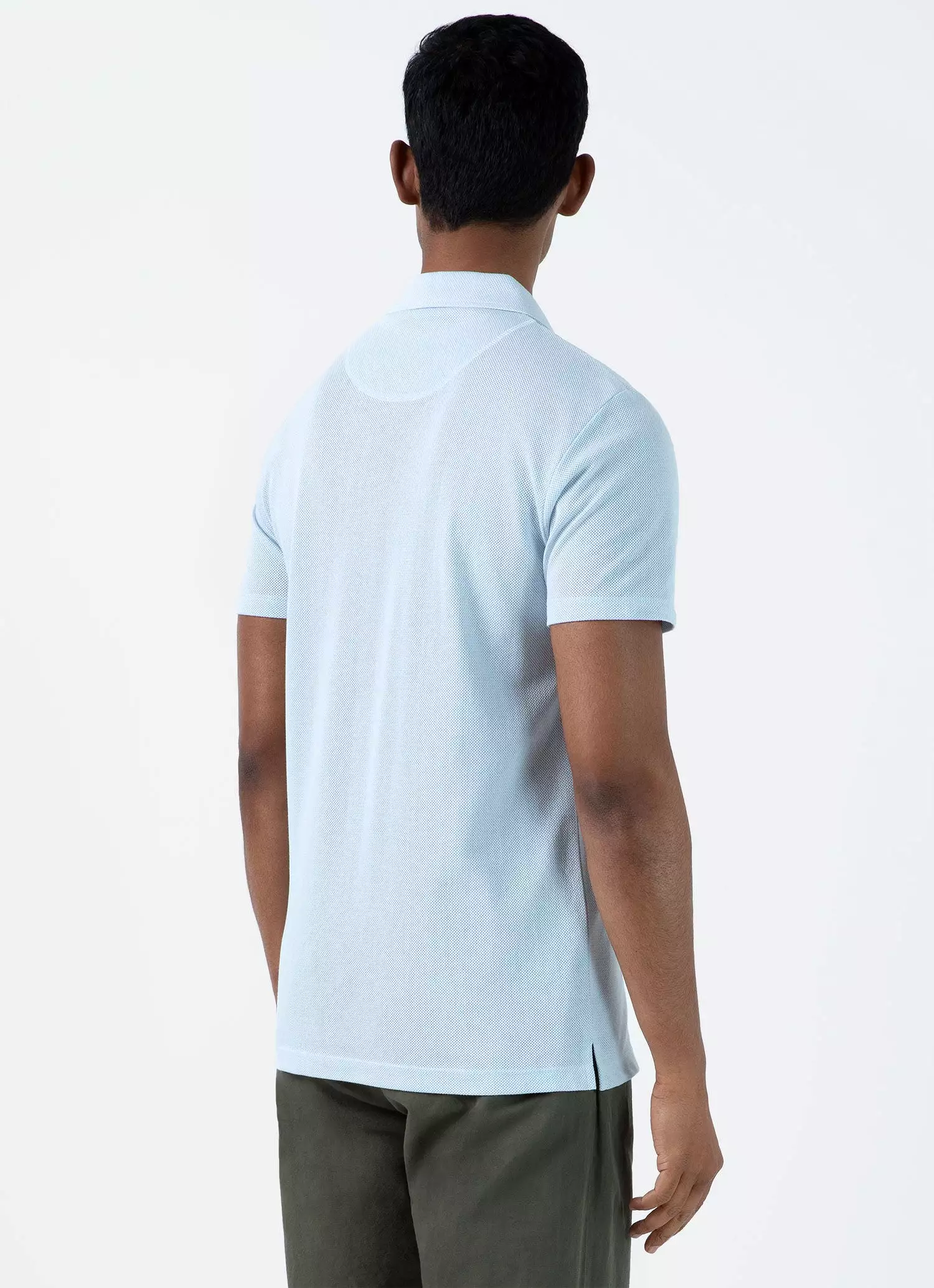 Men's Riviera Polo Shirt in Light Blue