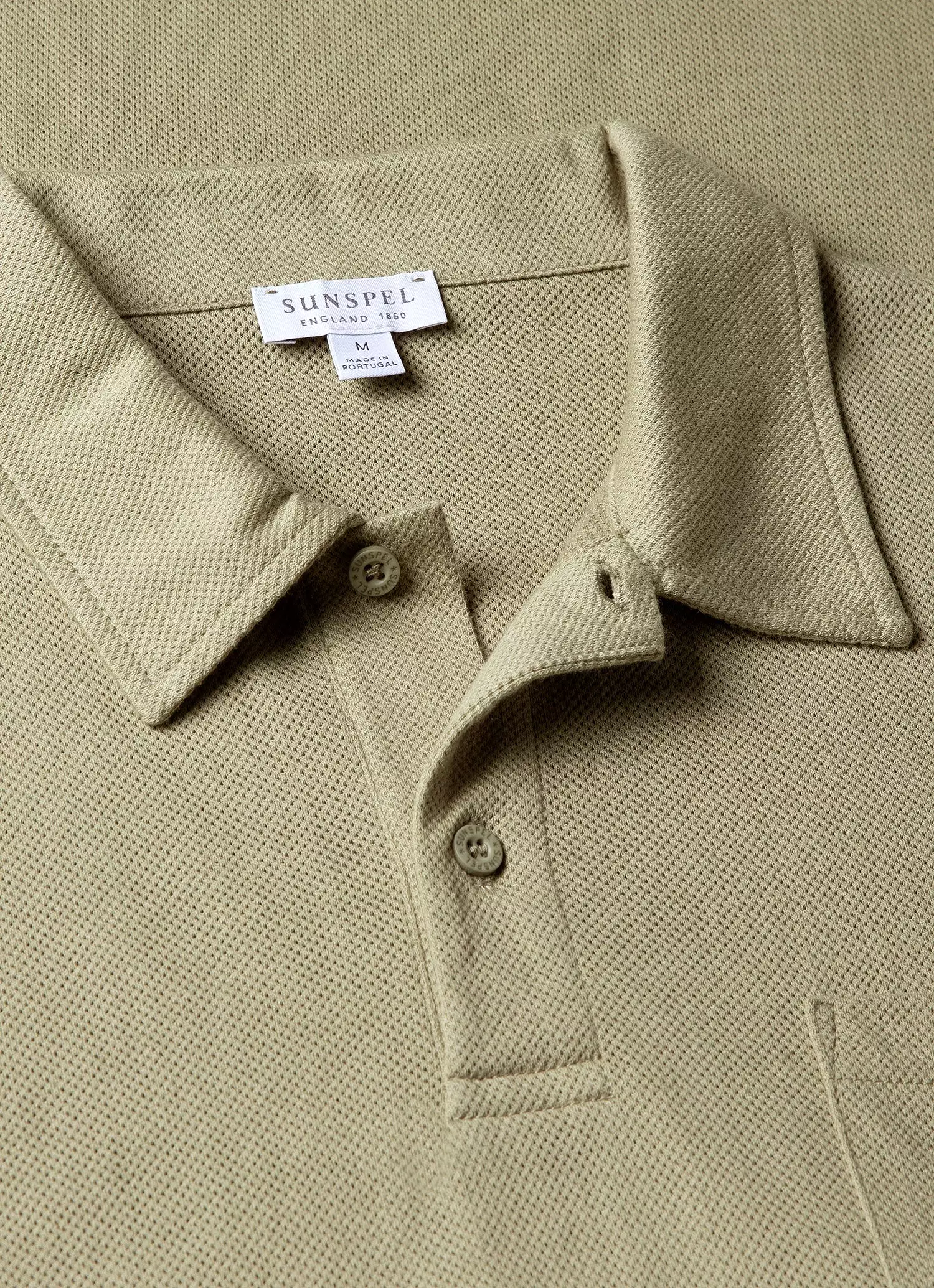 Men's Riviera Polo Shirt in Pale Khaki