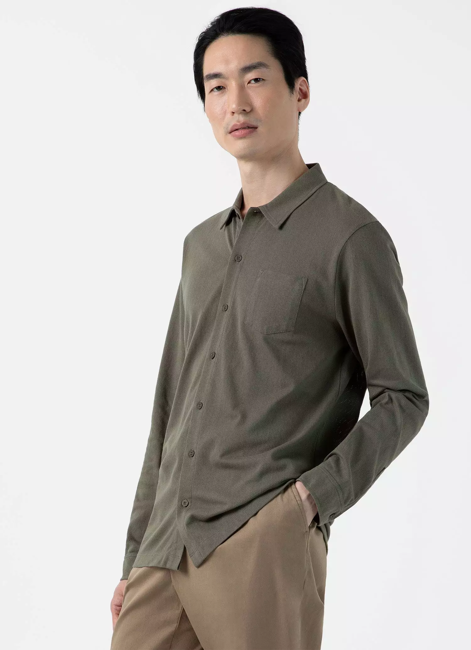 Men's Riviera Shirt in Khaki