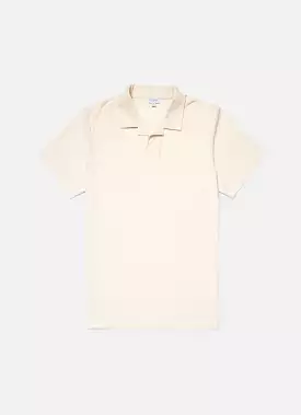 Men's Undyed Towelling Polo Shirt in Undyed