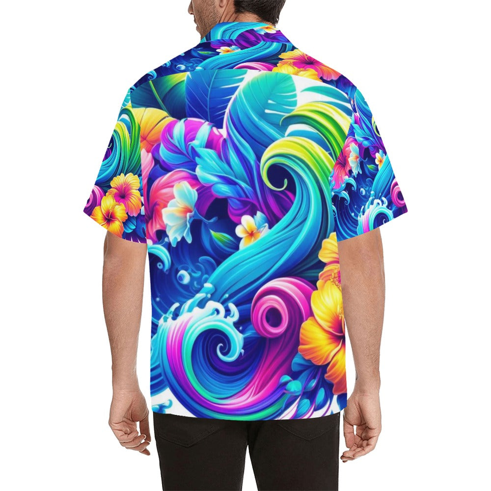 Neon Tropic Hawaiian Shirt