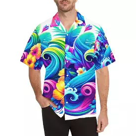 Neon Tropic Hawaiian Shirt