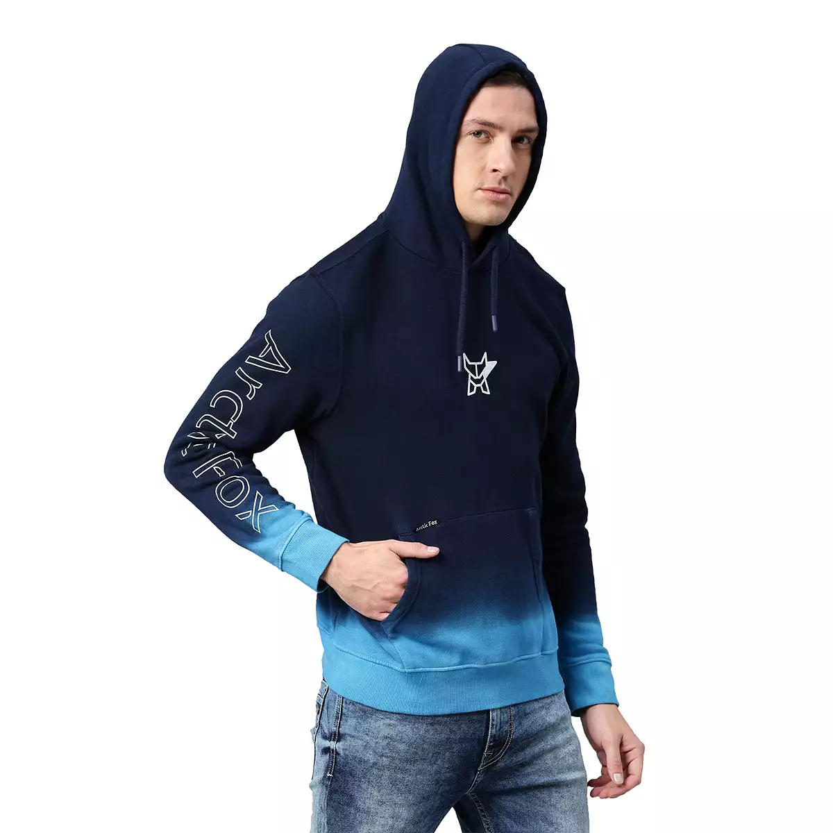 New Arctic Fox Unisex Cyan Blue Hoodies (sweatshirts)