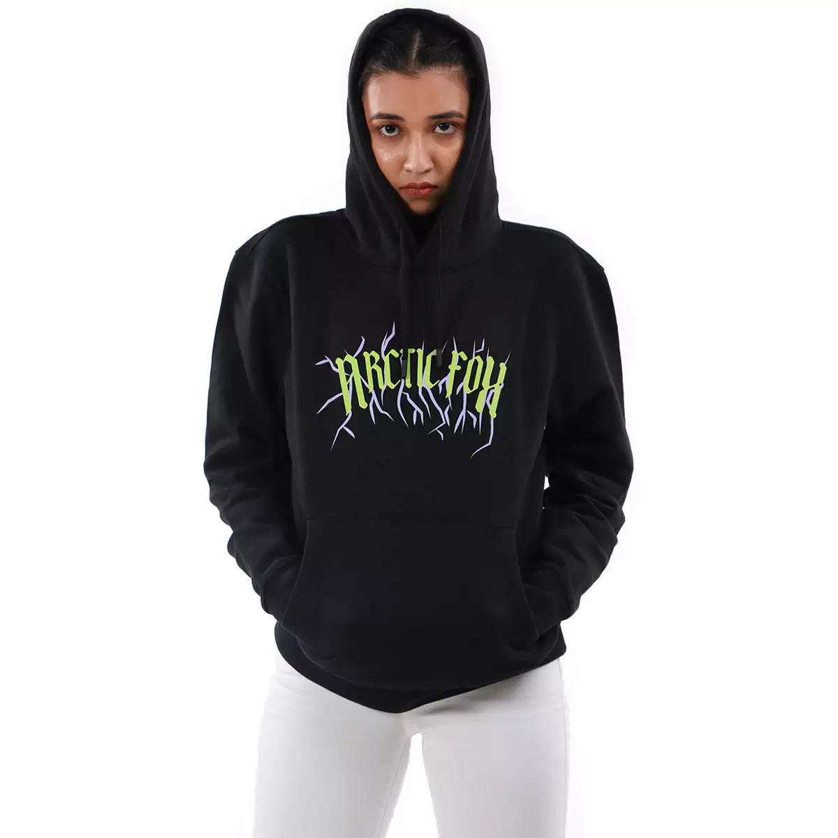 New Arctic Fox Unisex Sharp Green Hoodies (sweatshirts)