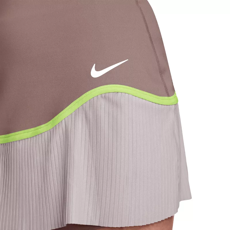 Nike Advantage Women Dri-Fit Tennis Skirt - Smokey Mauve/Platinum Violet/White