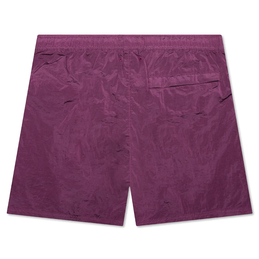 Nylon Metal Shorts - Magenta