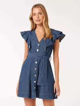 Penelope Denim Mini Dress