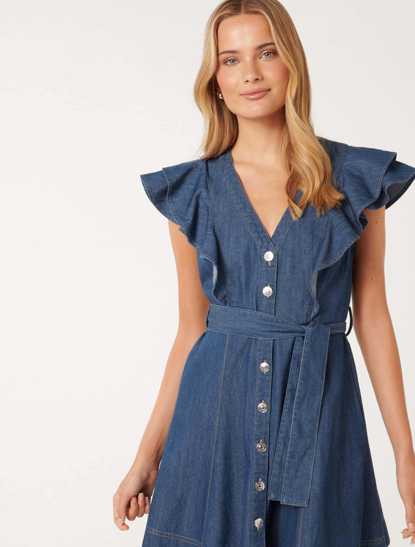 Penelope Denim Mini Dress