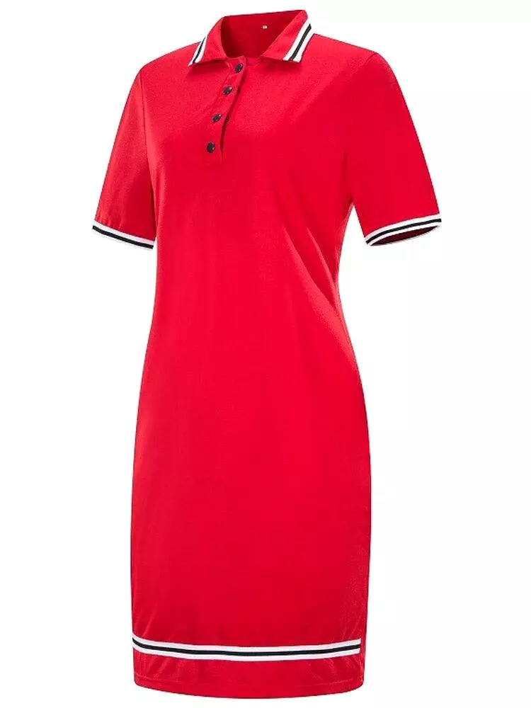 Polo Dress - Plus Size T-Shirt Dress