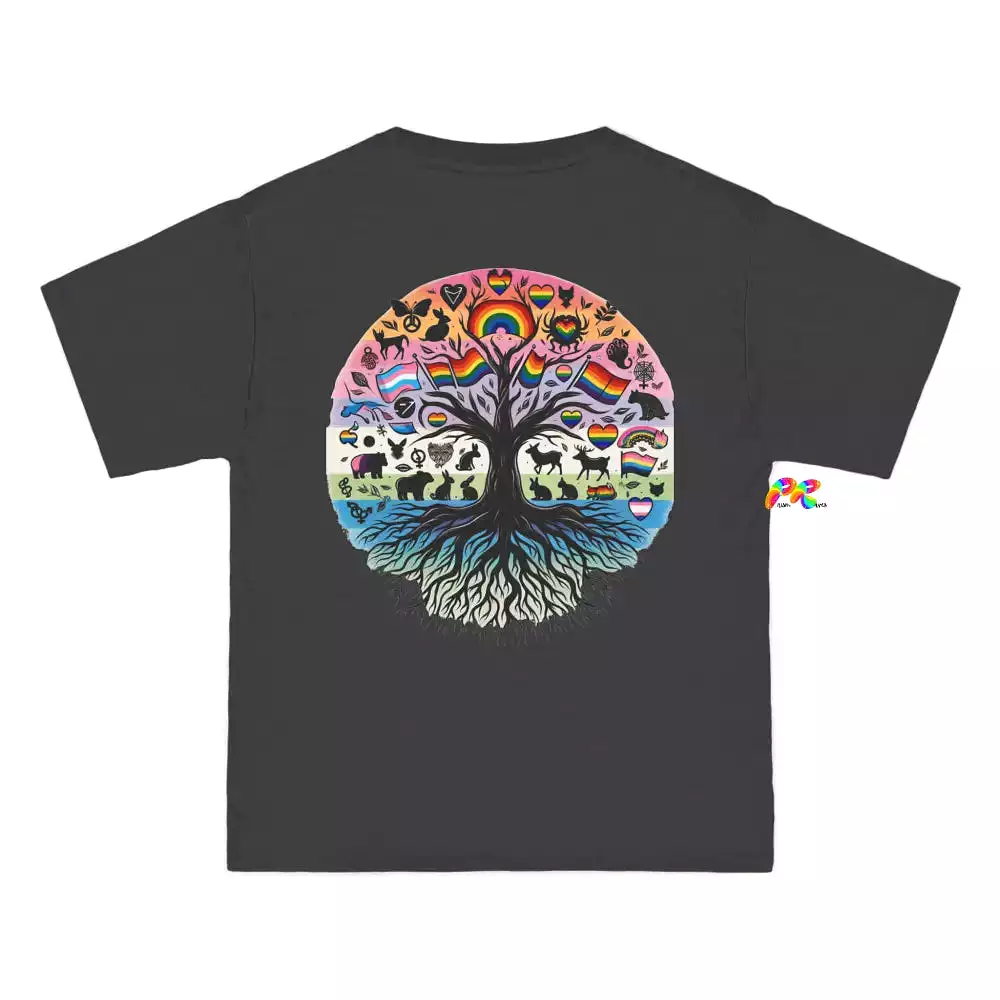 Pride/LGBTQ Tree Beefy-T  Short-Sleeve T-Shirt