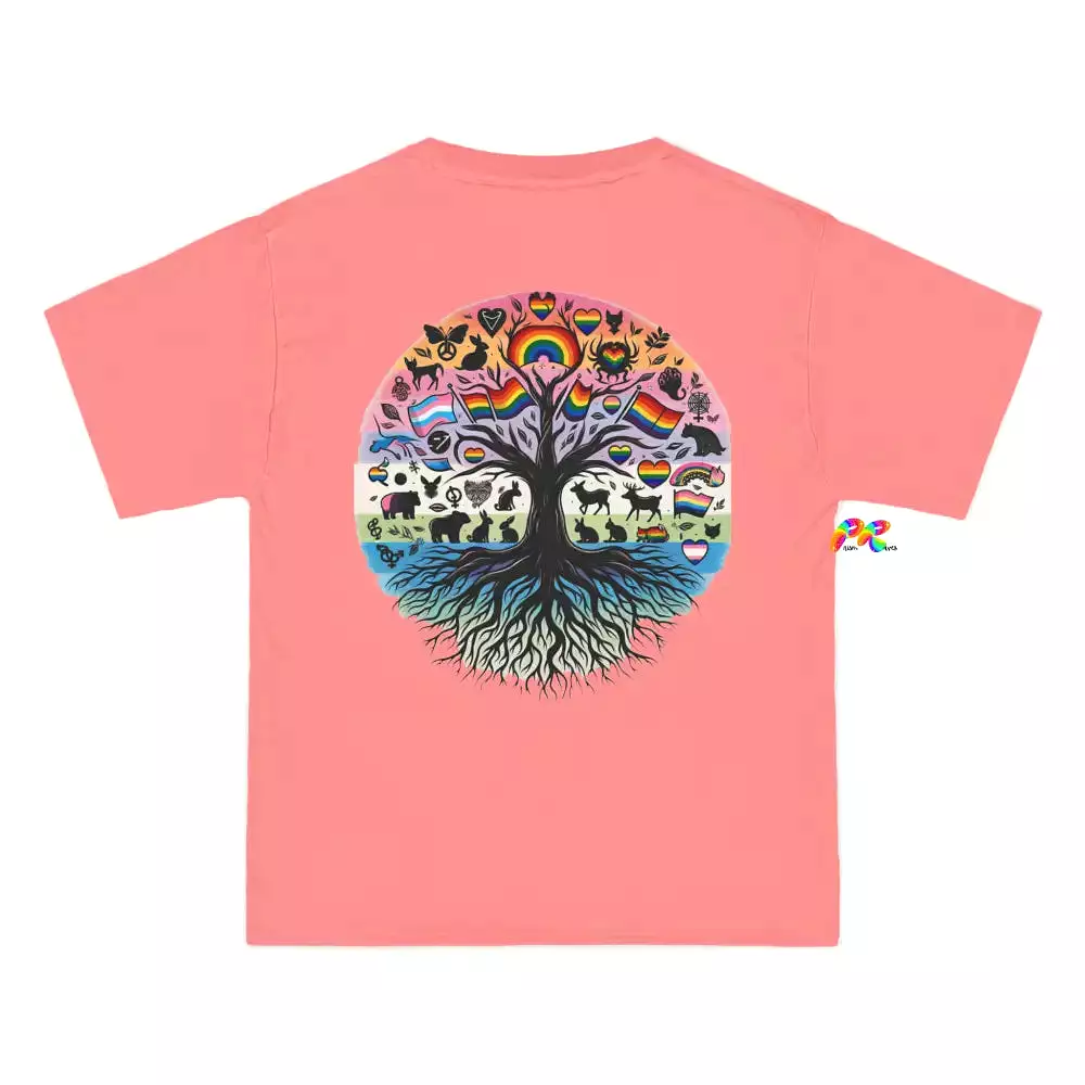 Pride/LGBTQ Tree Beefy-T  Short-Sleeve T-Shirt