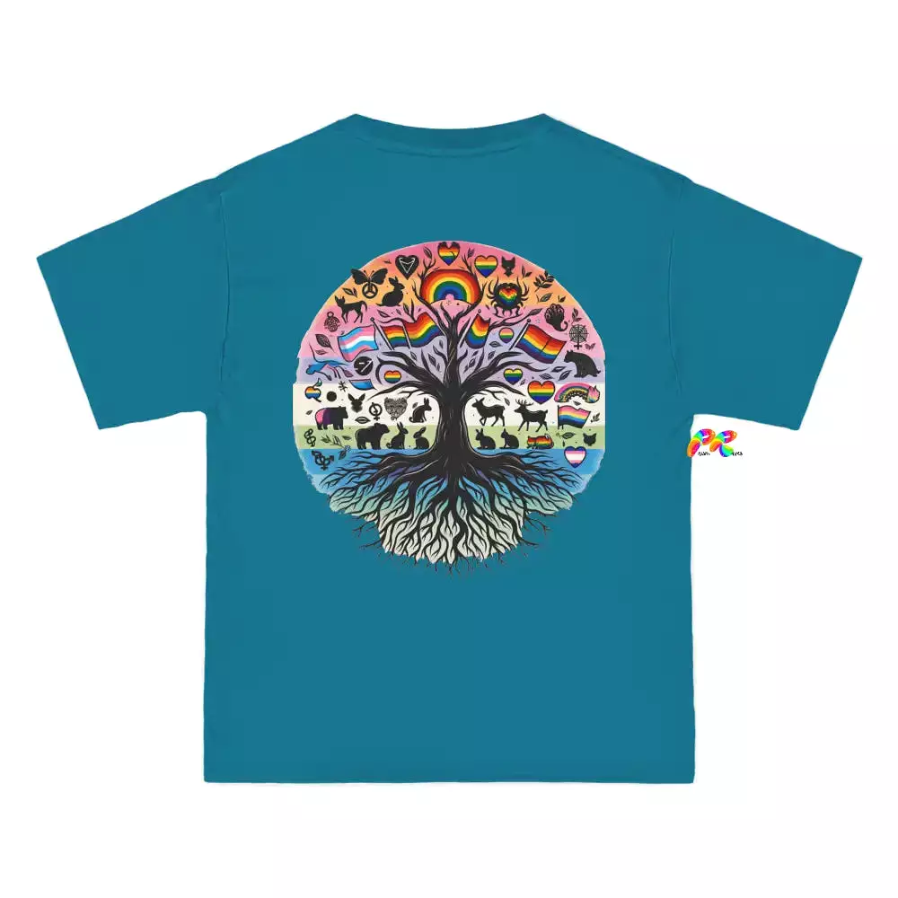 Pride/LGBTQ Tree Beefy-T  Short-Sleeve T-Shirt