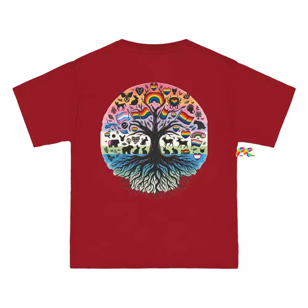 Pride/LGBTQ Tree Beefy-T  Short-Sleeve T-Shirt