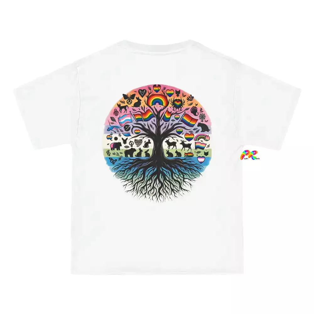 Pride/LGBTQ Tree Beefy-T  Short-Sleeve T-Shirt