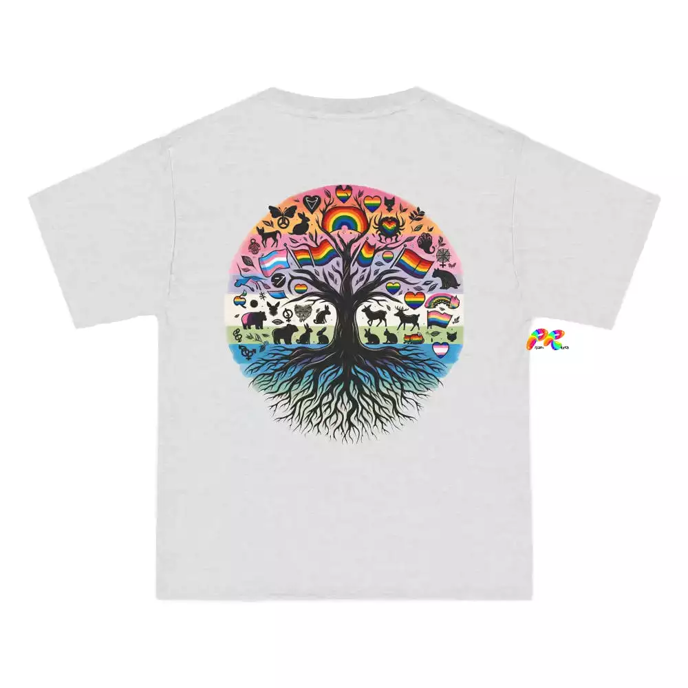 Pride/LGBTQ Tree Beefy-T  Short-Sleeve T-Shirt