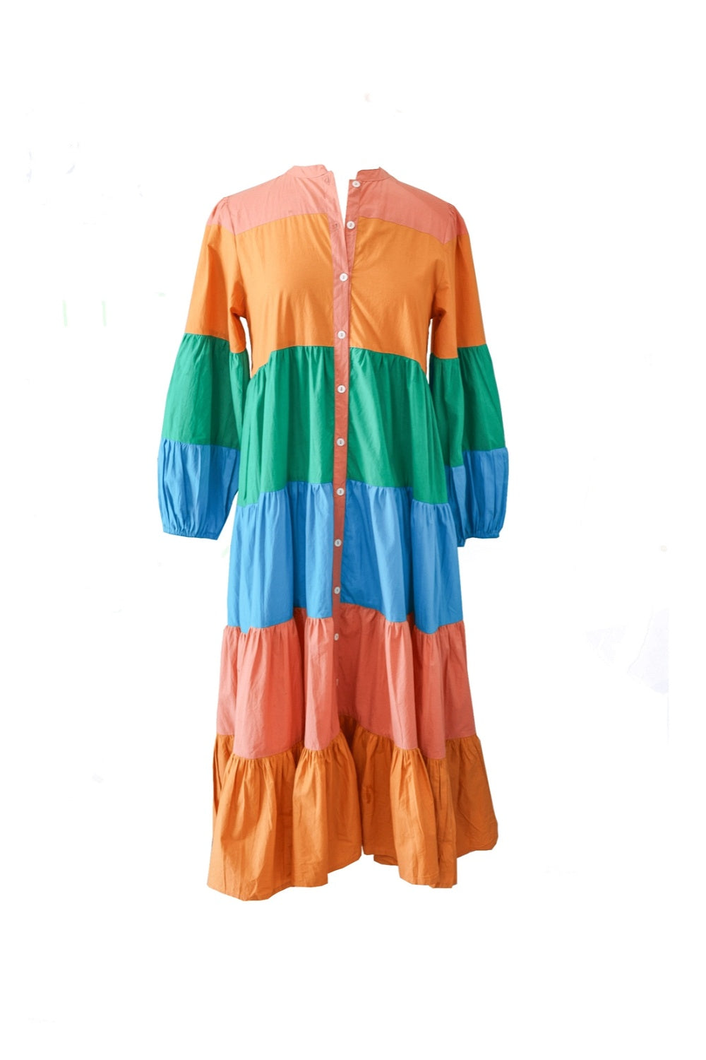 RAINBOW DIVINE MIDI DRESS