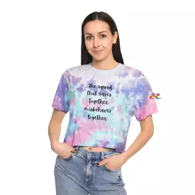 Rave Squad Women's Tie-Dye Crop T-Shirt