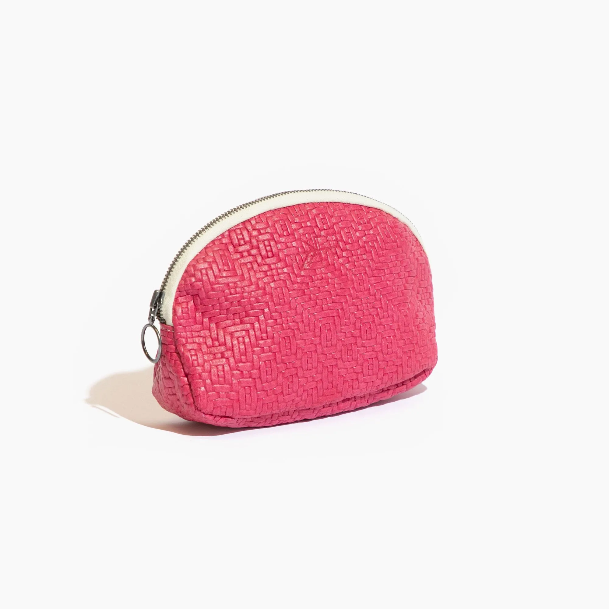 Rose Weave Cosmetic Pouch