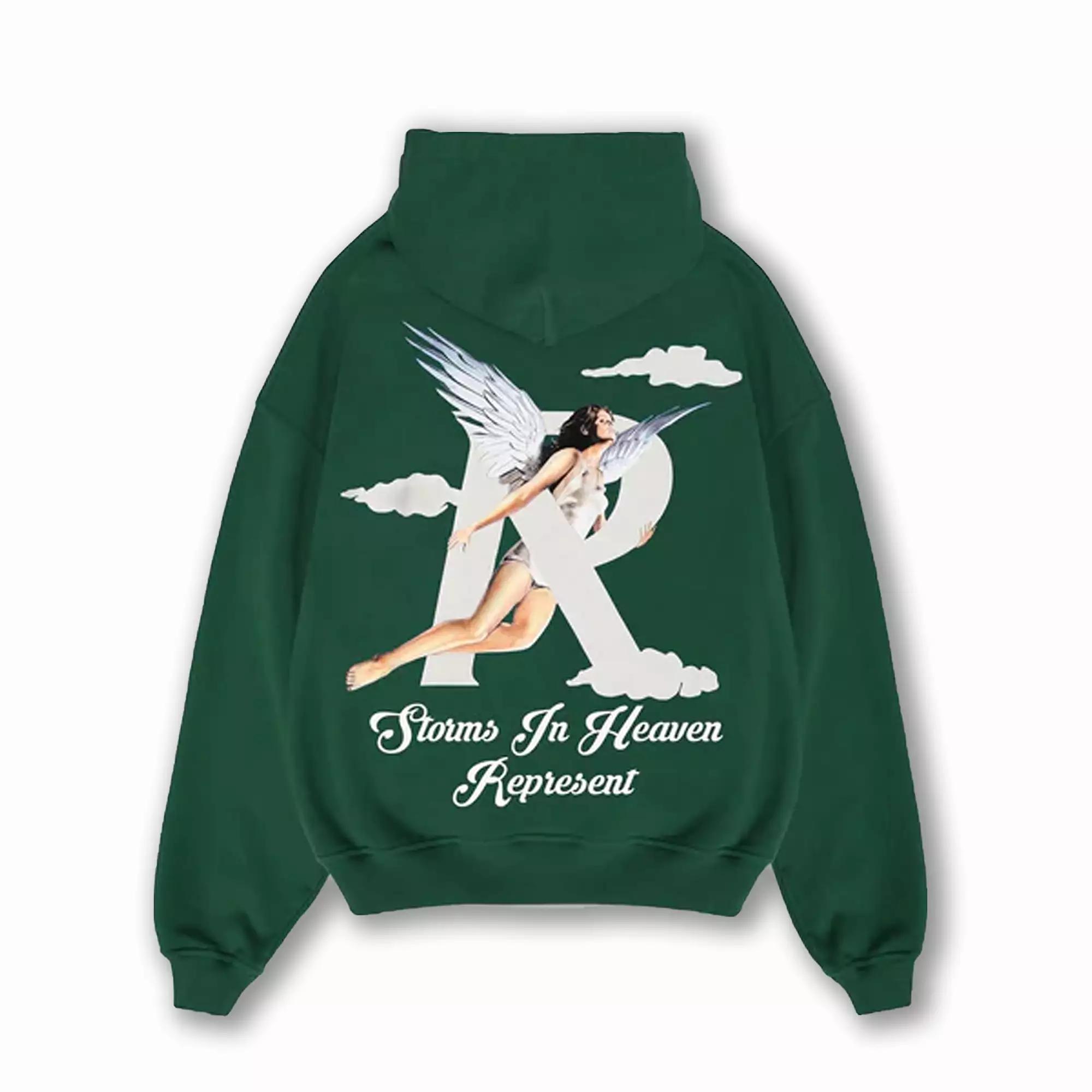 STORMS IN HEAVEN HOODIE 'RACING GREEN'