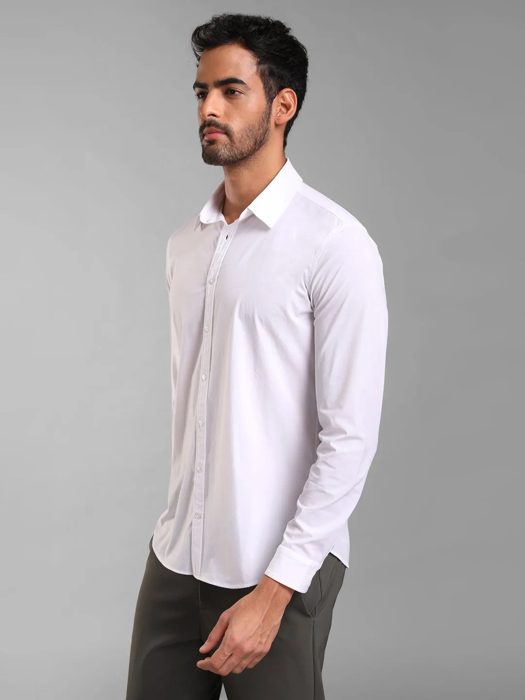 Stretch Nylon Regular Shirt