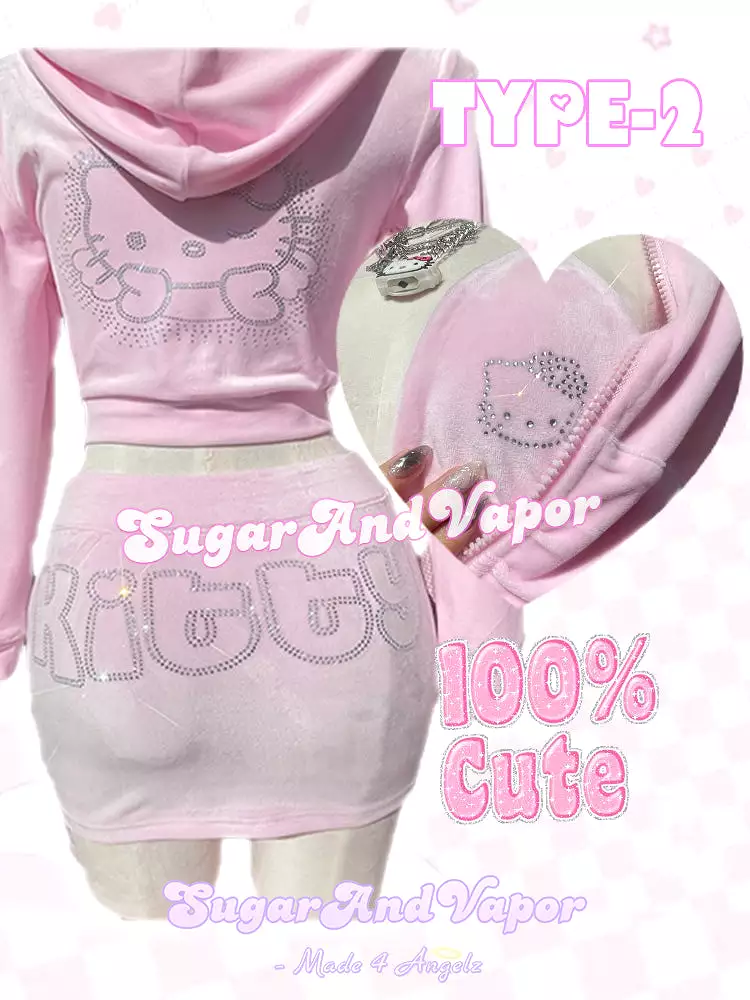 Tiana Set 2.0 Baby Pink Luxe Velour Tracksuit