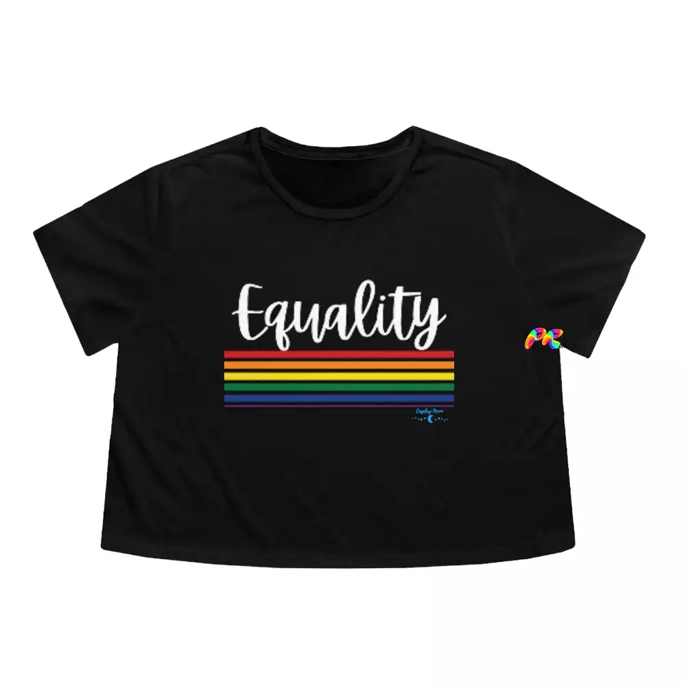 Women's Equality Flowy Cropped T-Shirt