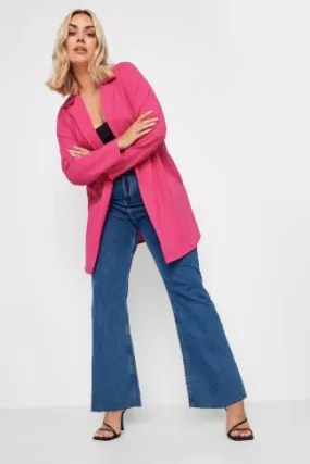 YOURS Curve Hot Pink Longline Blazer